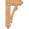 Ekena Millwork Westlake Arts and Crafts Smooth Bracket w/ Offset Brace, Western Red Cedar, 7 1/2"W x 20"D x 32"H BKT0806X20X32WTL03SWR - alternate 4